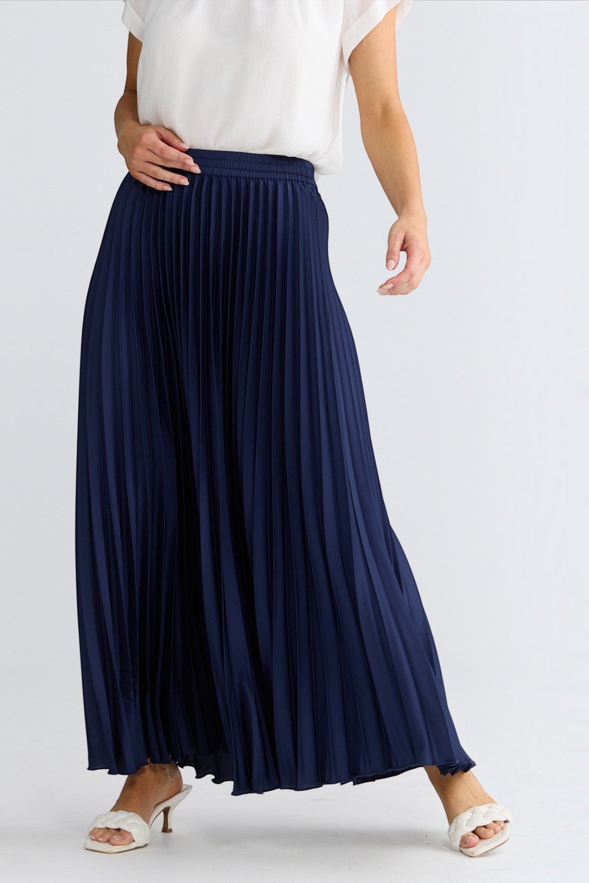 Alias Pleated Skirt | Navy