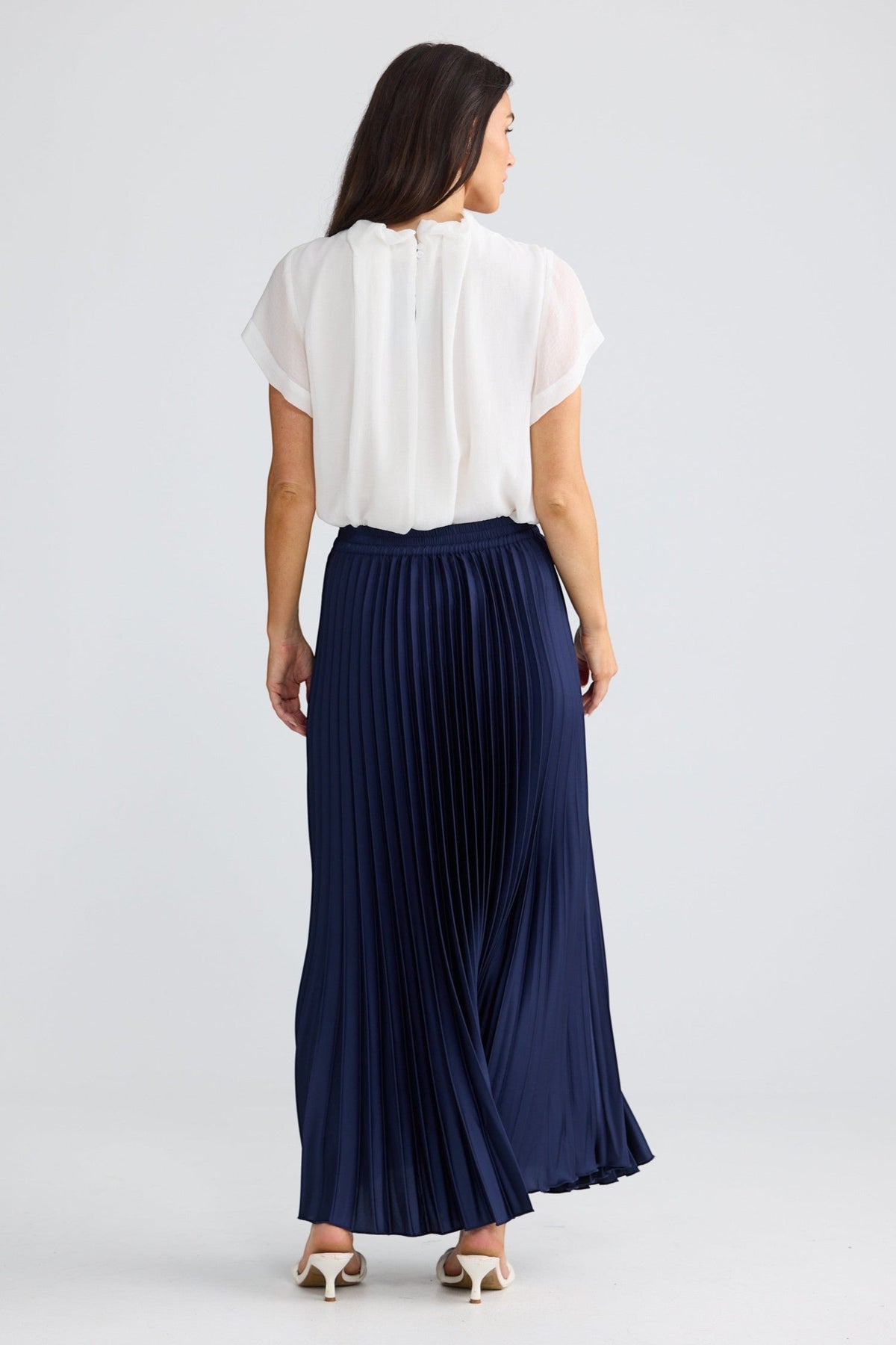 Alias Pleated Skirt | Navy