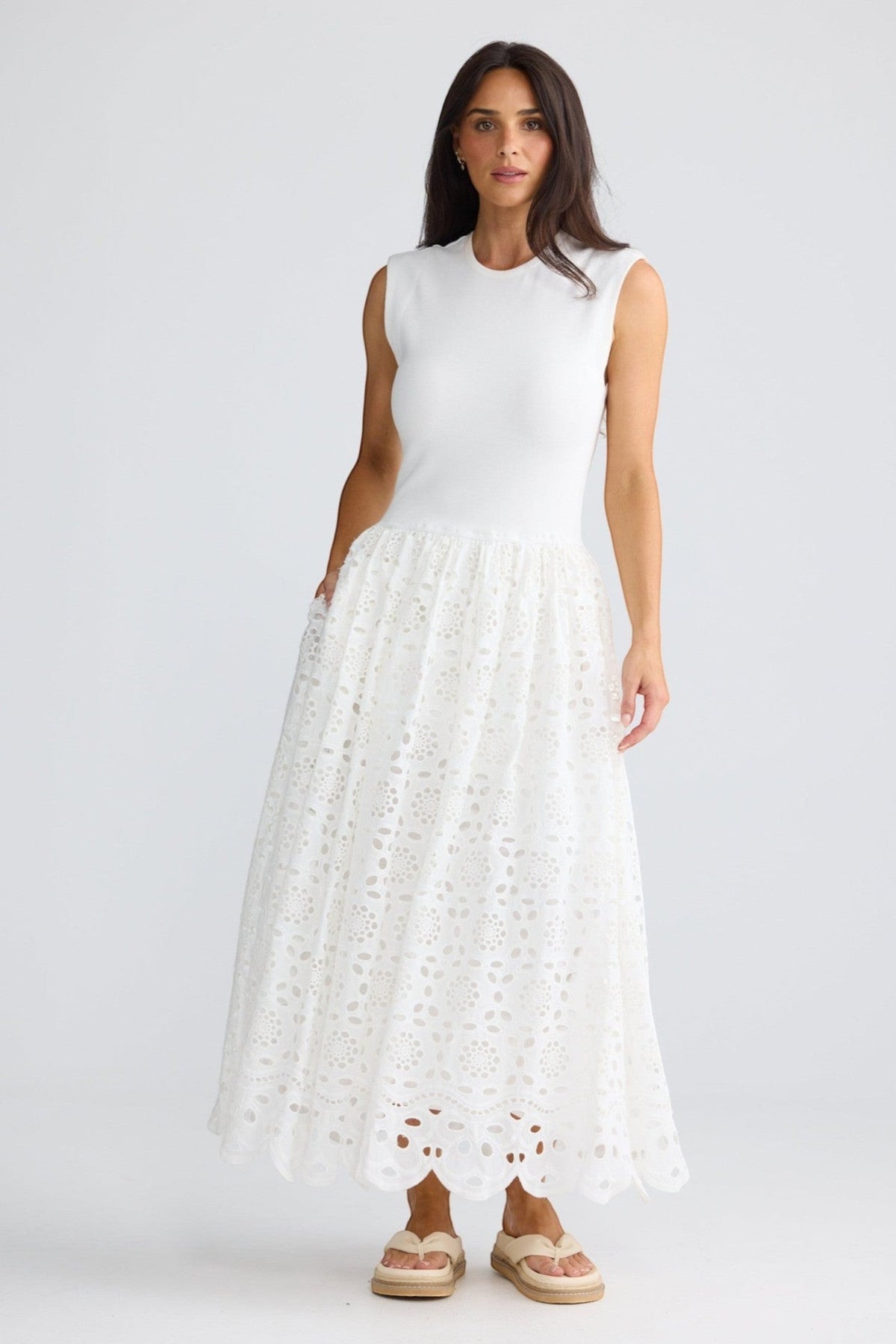 Daphne Dress | White