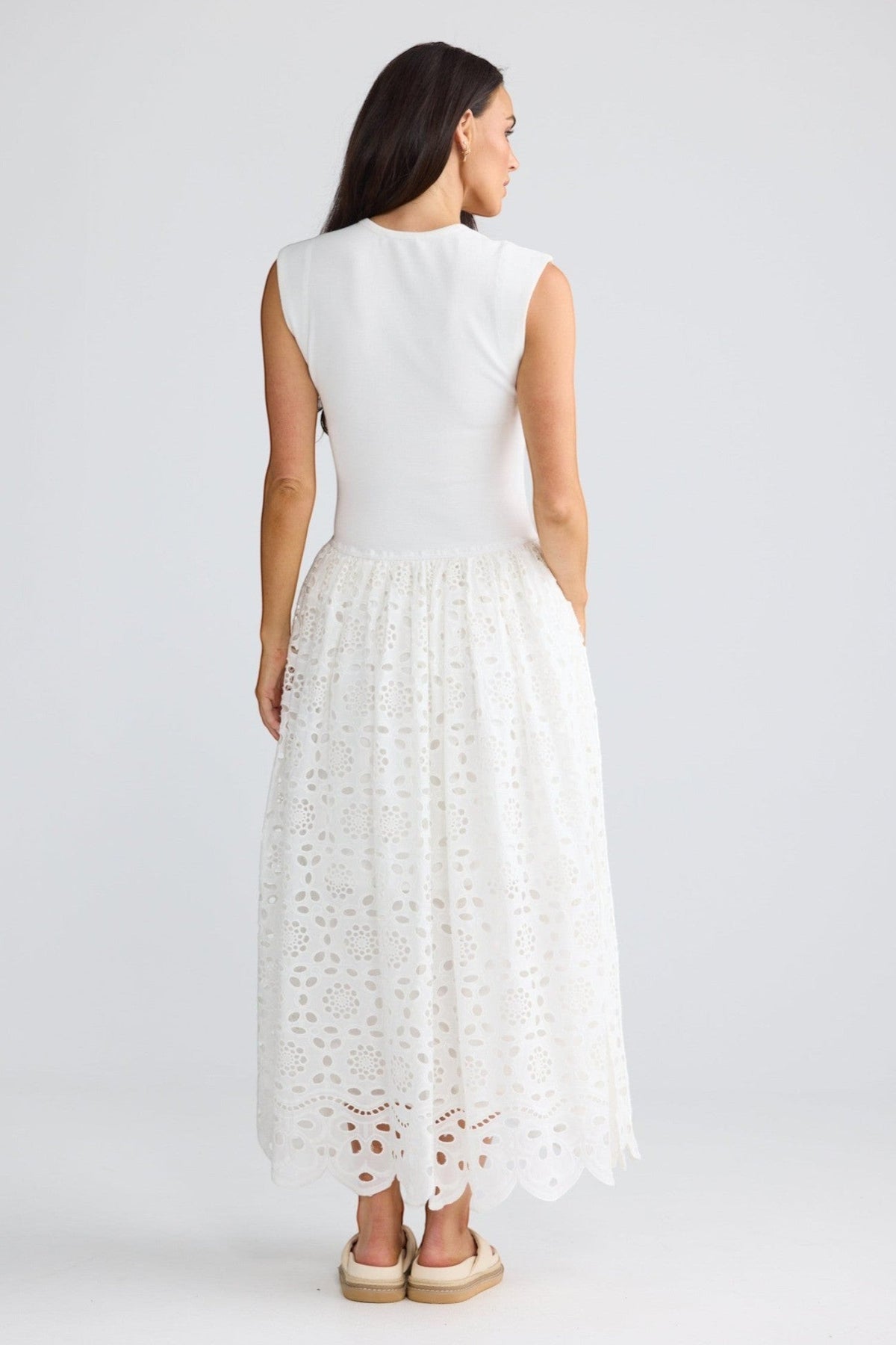Daphne Dress | White