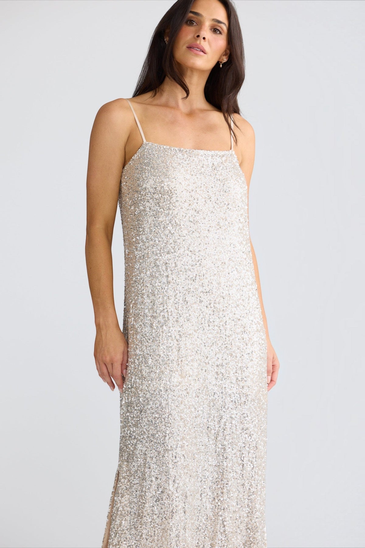 Jazzy Maxi Dress | Champagne