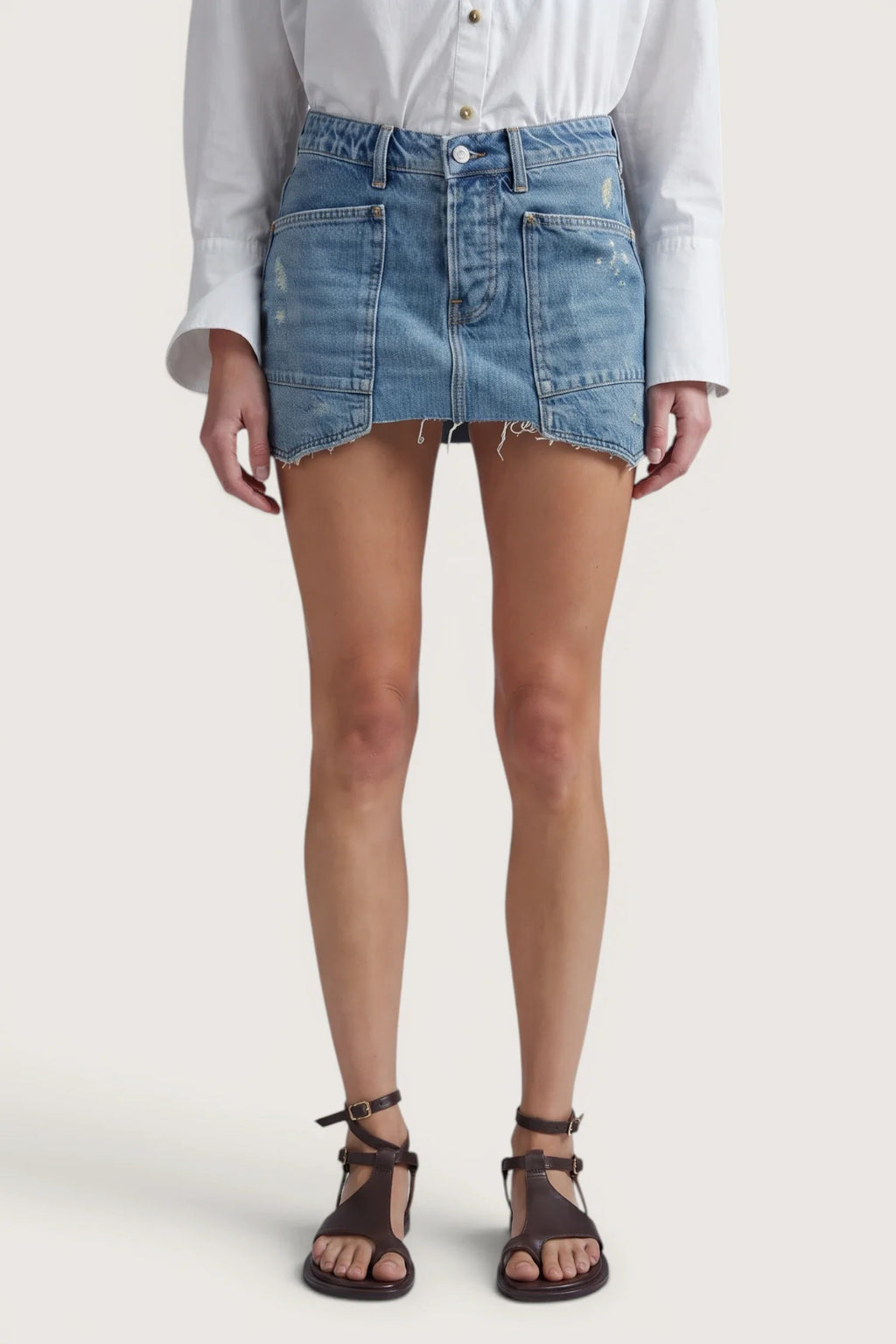 Dolly Denim Mini Skirt | Truest Blue