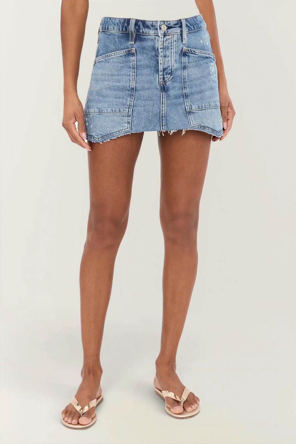 Dolly Denim Mini Skirt | Truest Blue
