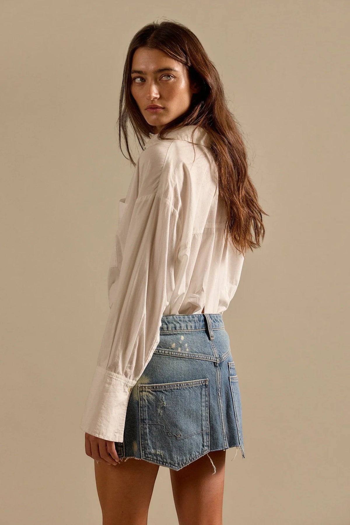 Dolly Denim Mini Skirt | Truest Blue