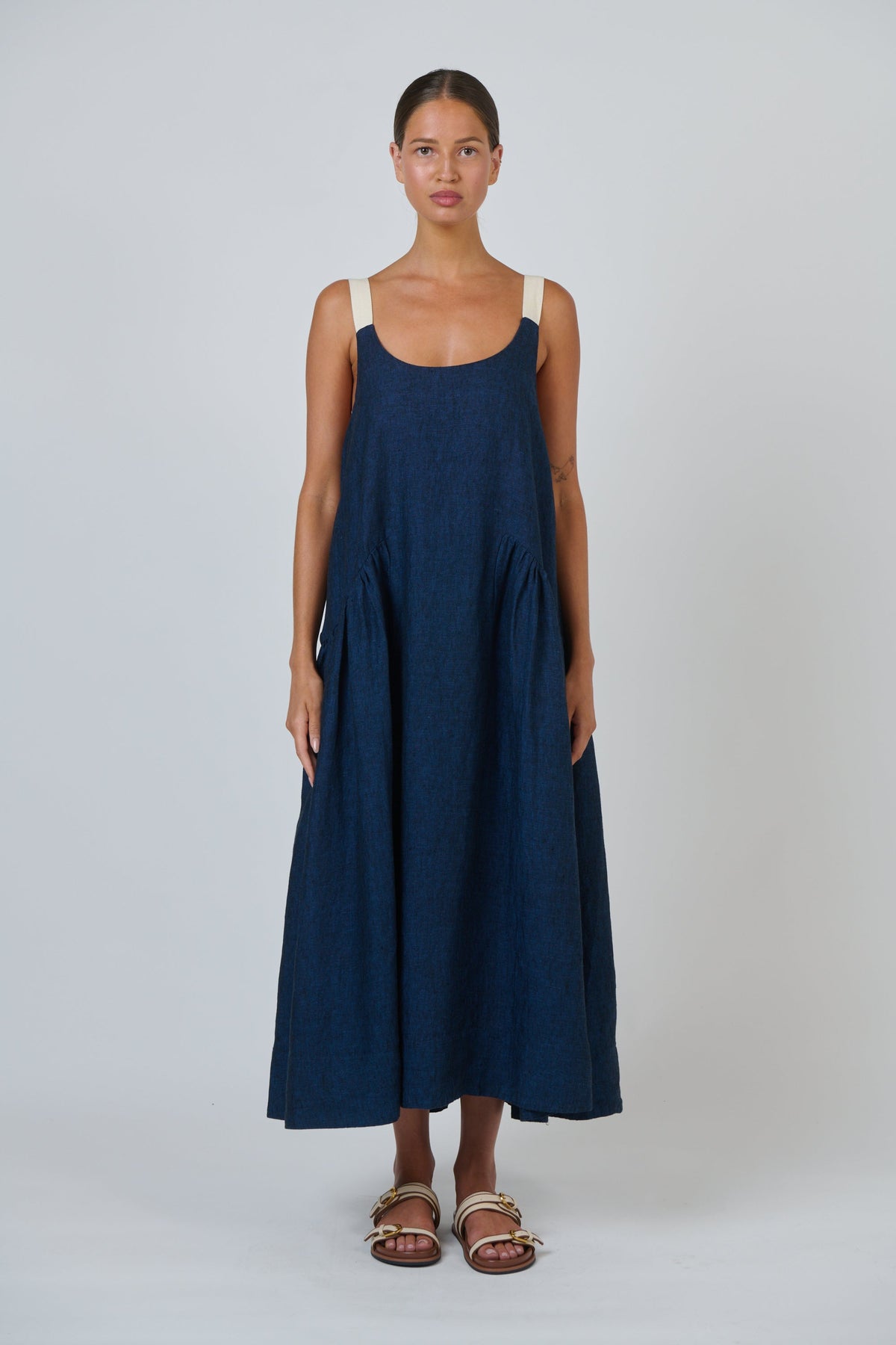 GA719 Buckle Strap Dress | Eclipse