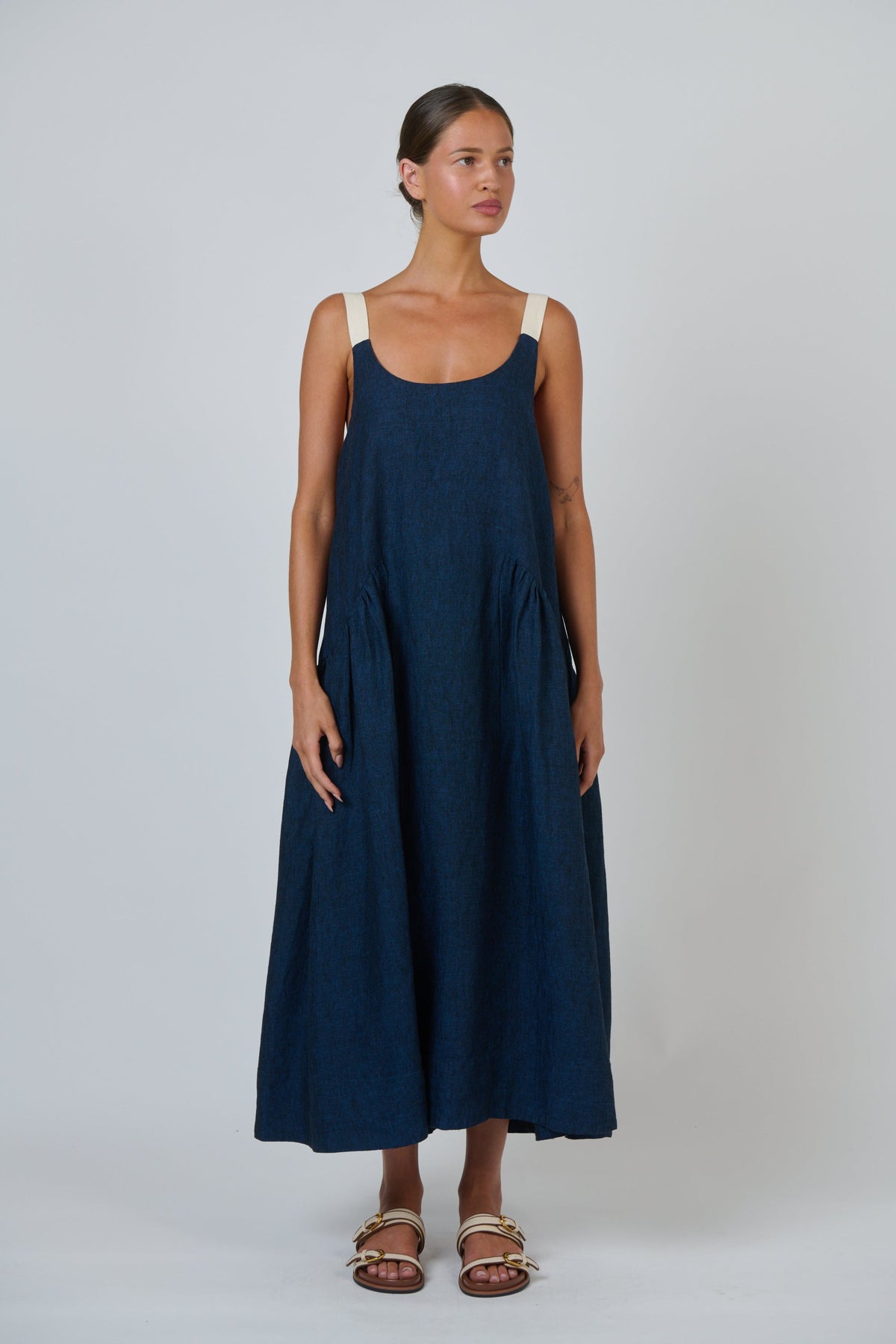 GA719 Buckle Strap Dress | Eclipse