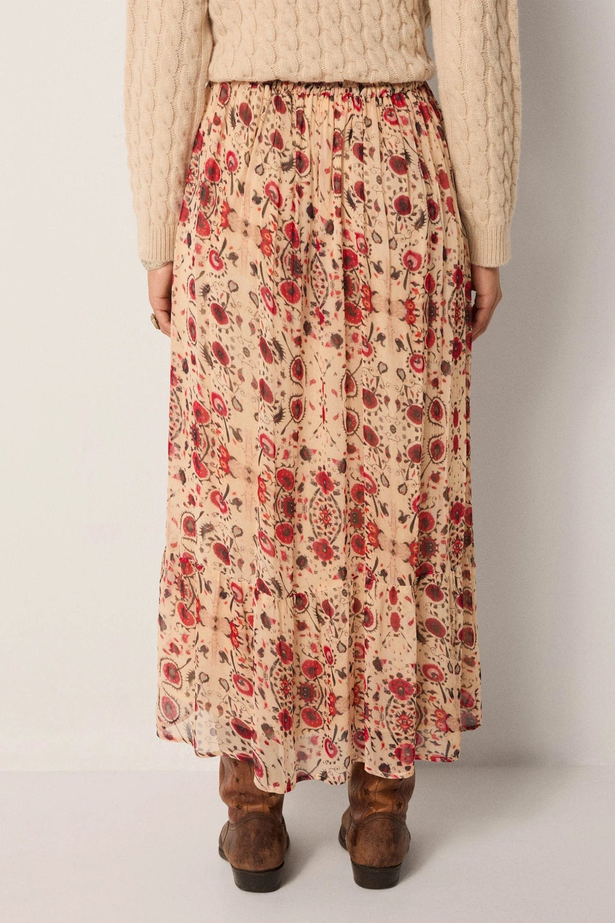 Simone Skirt | Coquelicot Coquillage