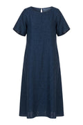 GA684 Linen Midi Dress | Eclipse