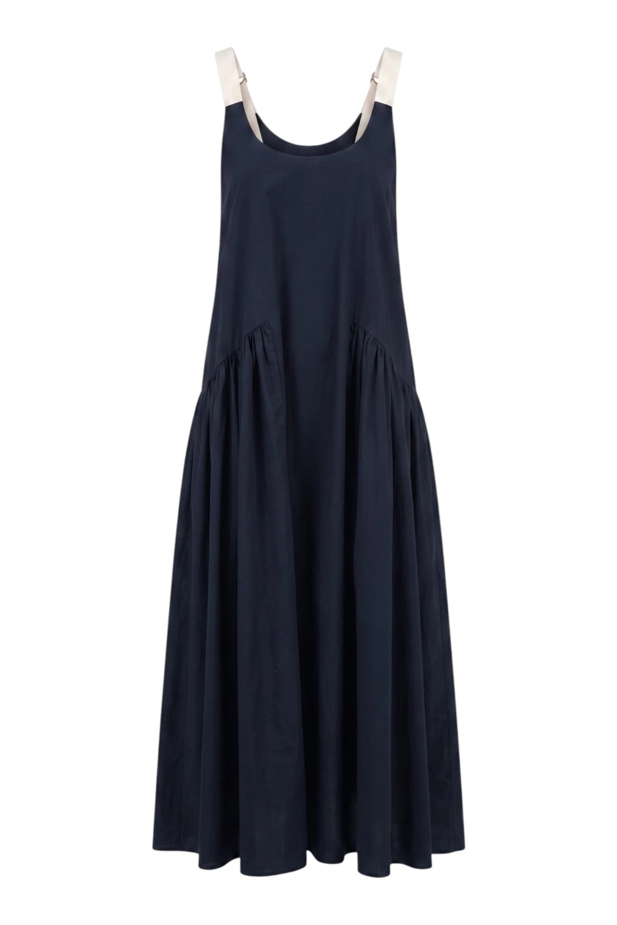 GA719 Buckle Strap Dress | Ink