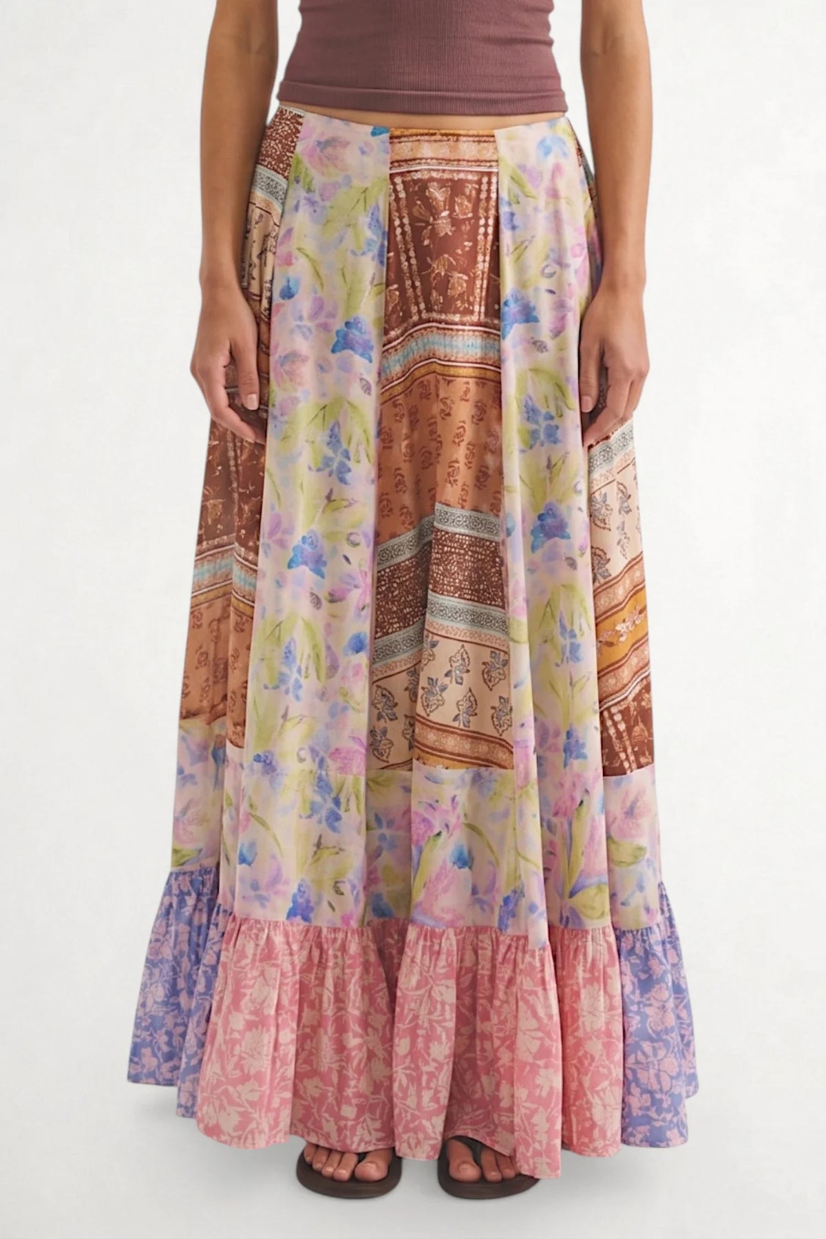 Santa Eulalia Printed Maxi Skirt