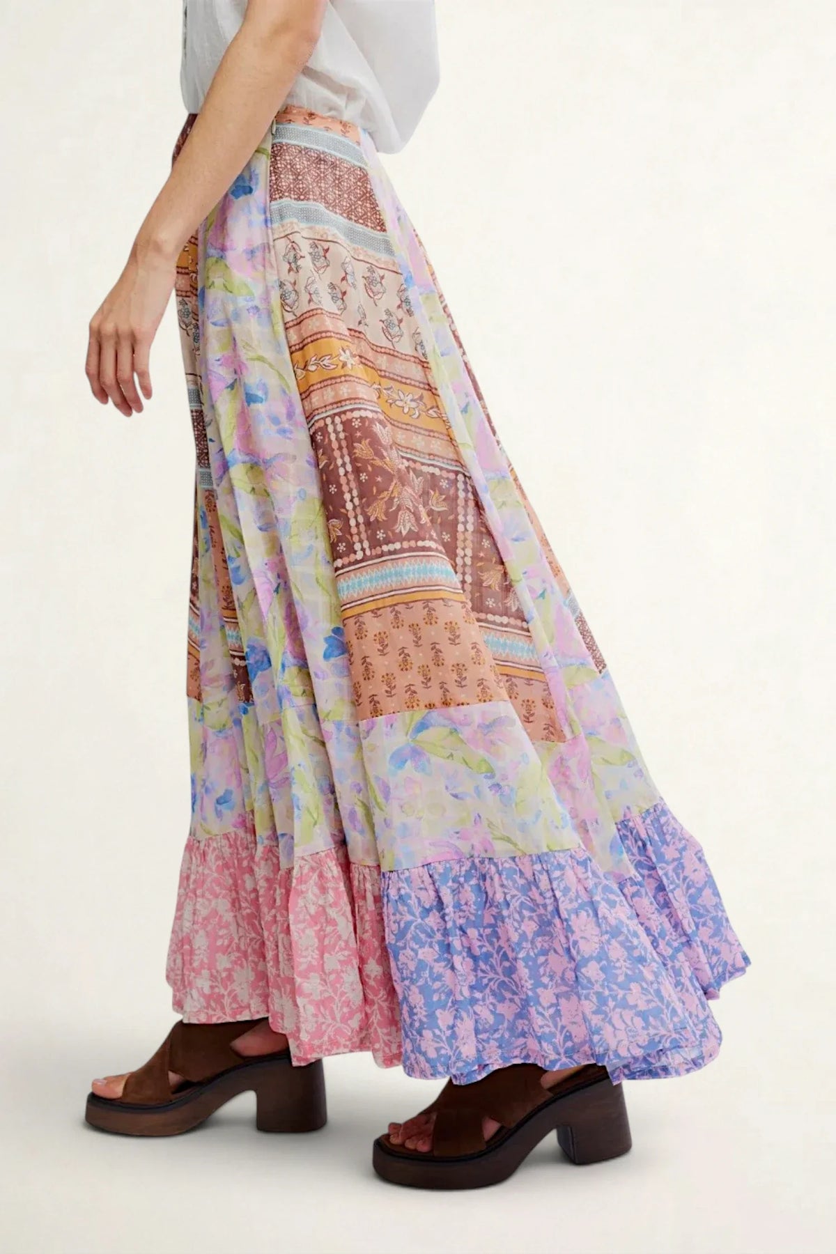 Santa Eulalia Printed Maxi Skirt