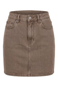 Stella Denim Mini Skirt | Mushrooom