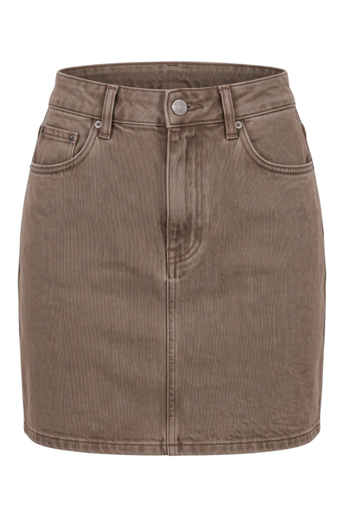 Stella Denim Mini Skirt | Mushrooom