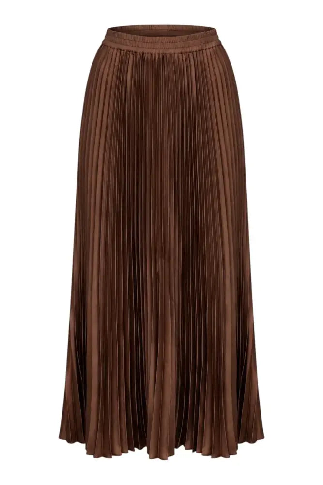 Alias Pleated Skirt | Chocolate - XS - Skirts