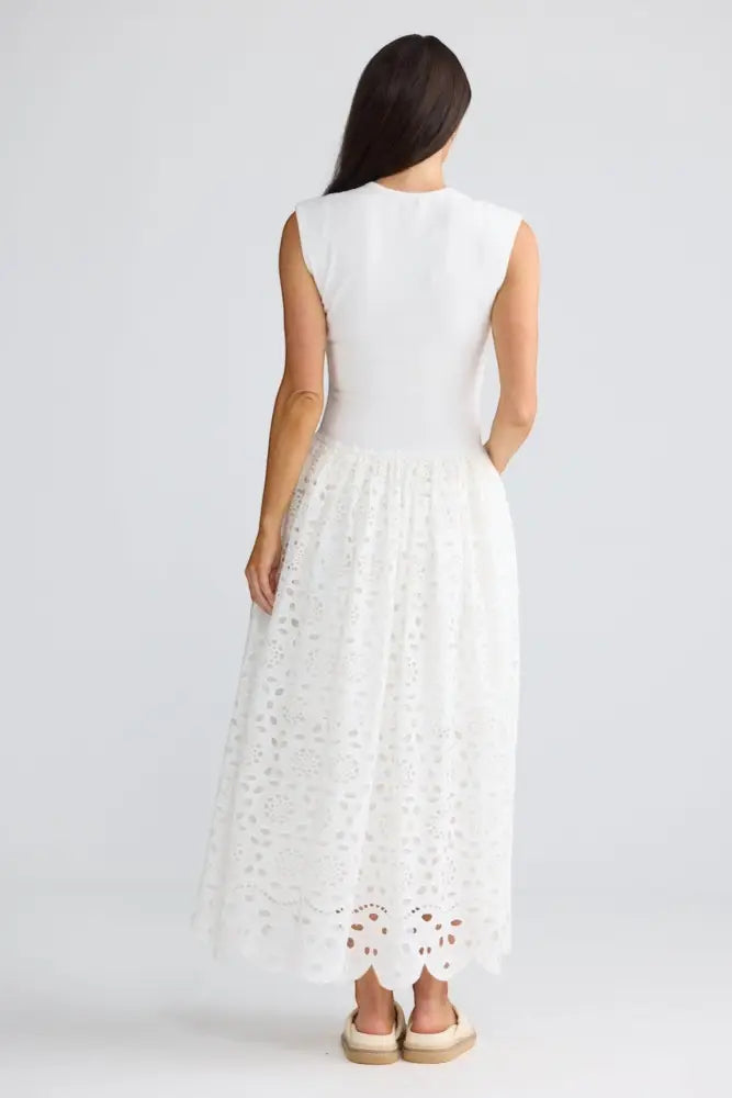 Daphne Dress | White - Dresses