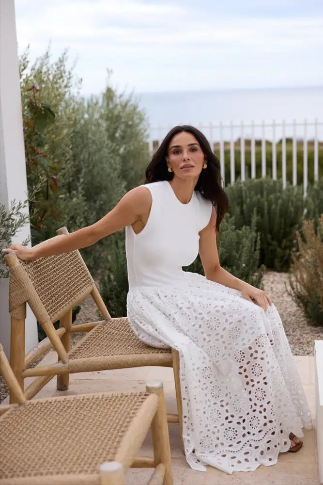 Daphne Dress | White - Dresses