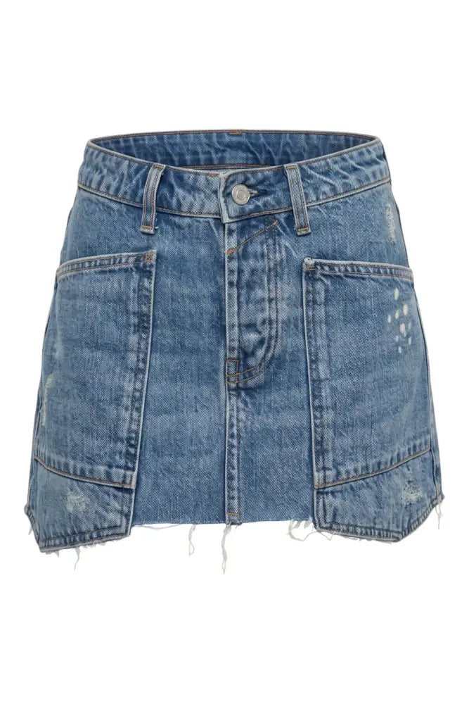 Dolly Denim Mini Skirt | Truest Blue - 26 - Skirts