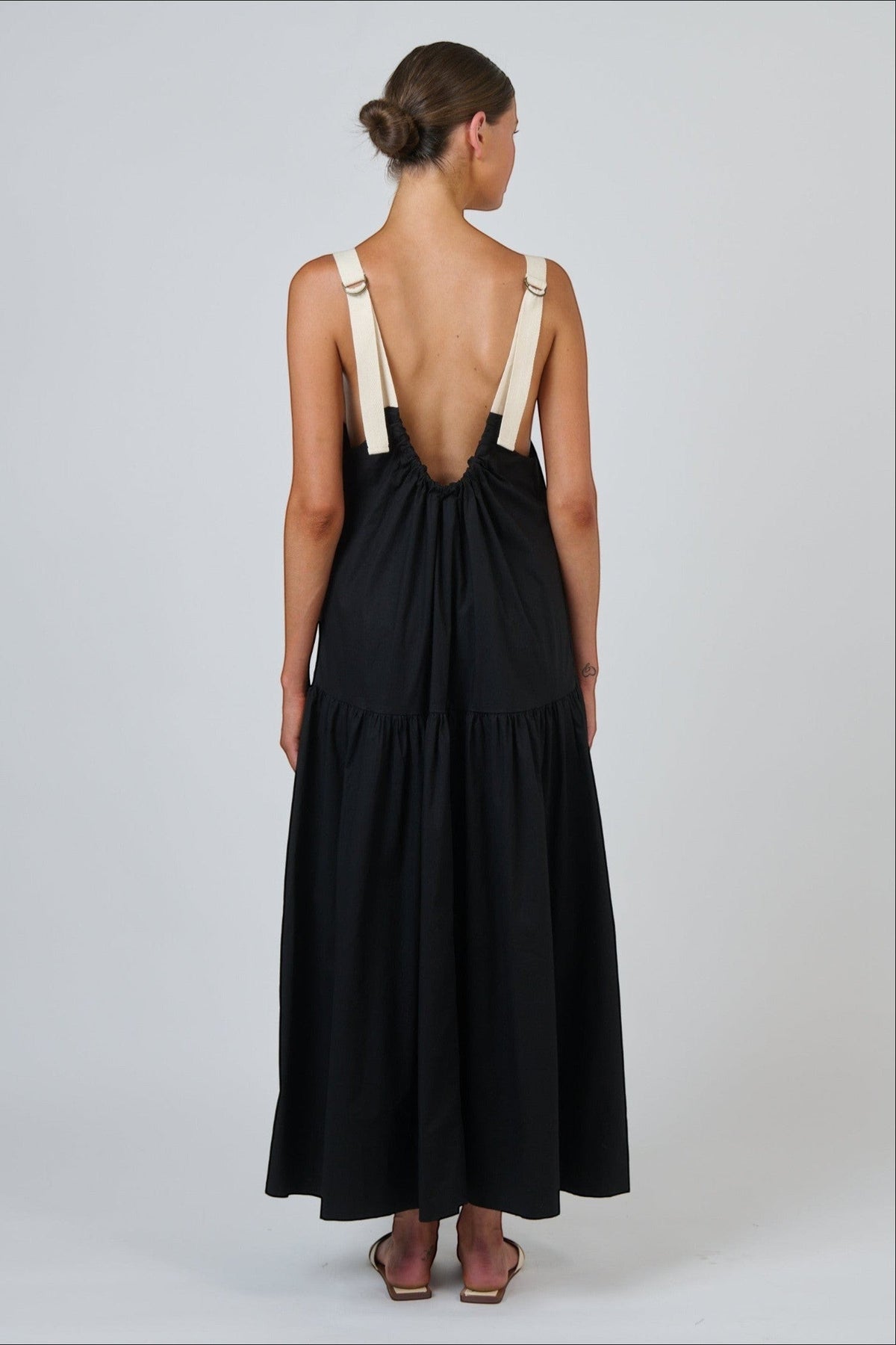 GA719 Buckle Strap Dress | Black