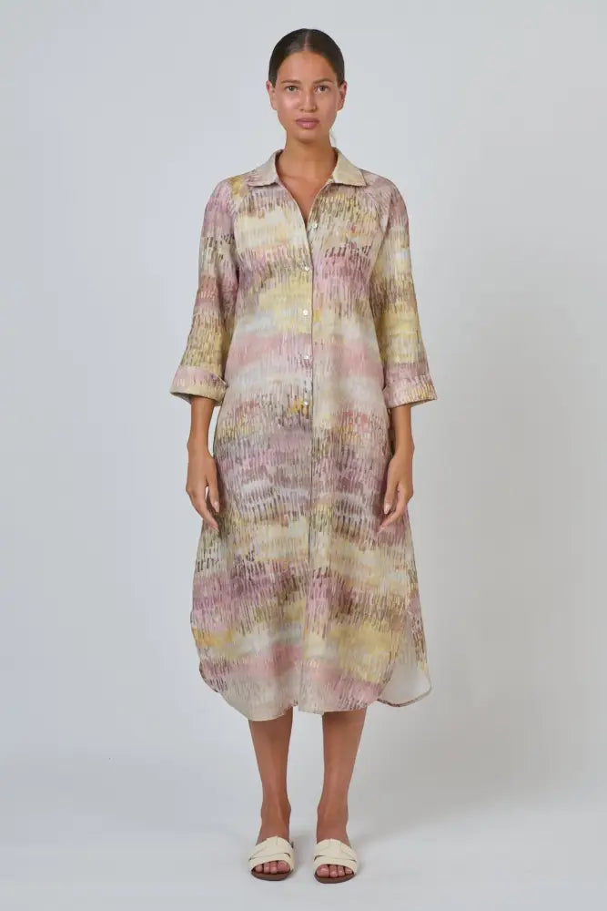 GA417 Midi Shirt Dress | Jardin - Dresses