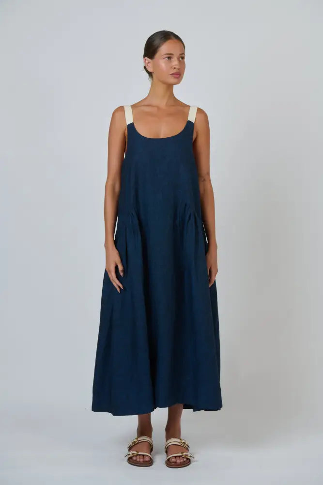 GA719 Buckle Strap Dress | Eclipse - Dresses