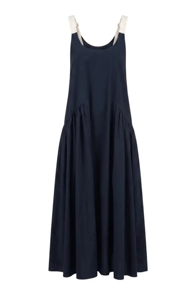 GA719 Buckle Strap Dress | Ink - XS - Dresses