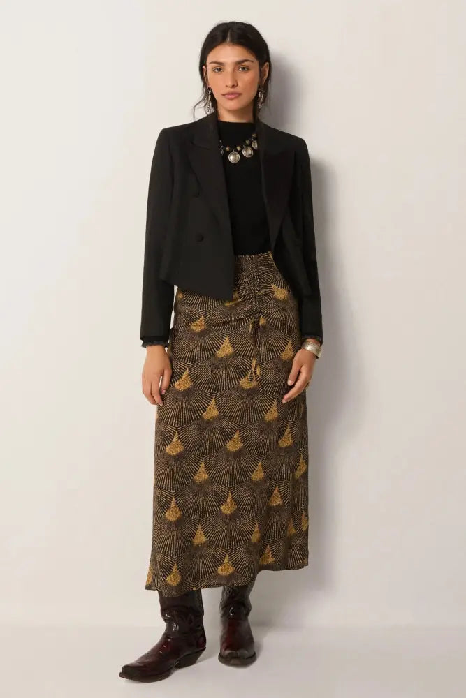Lala Skirt | Peakok Avocado - Skirts