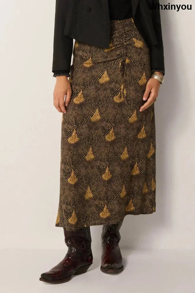 Lala Skirt | Peakok Avocado - Skirts