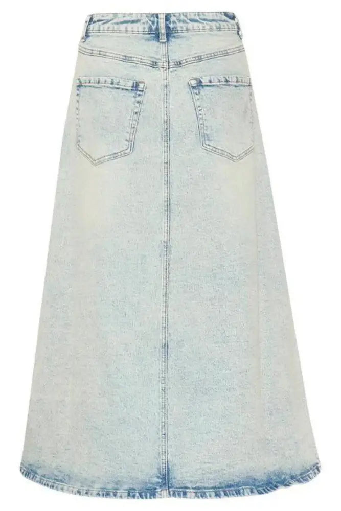 Manula Skirt | Light Blue Acid Wash - Skirts
