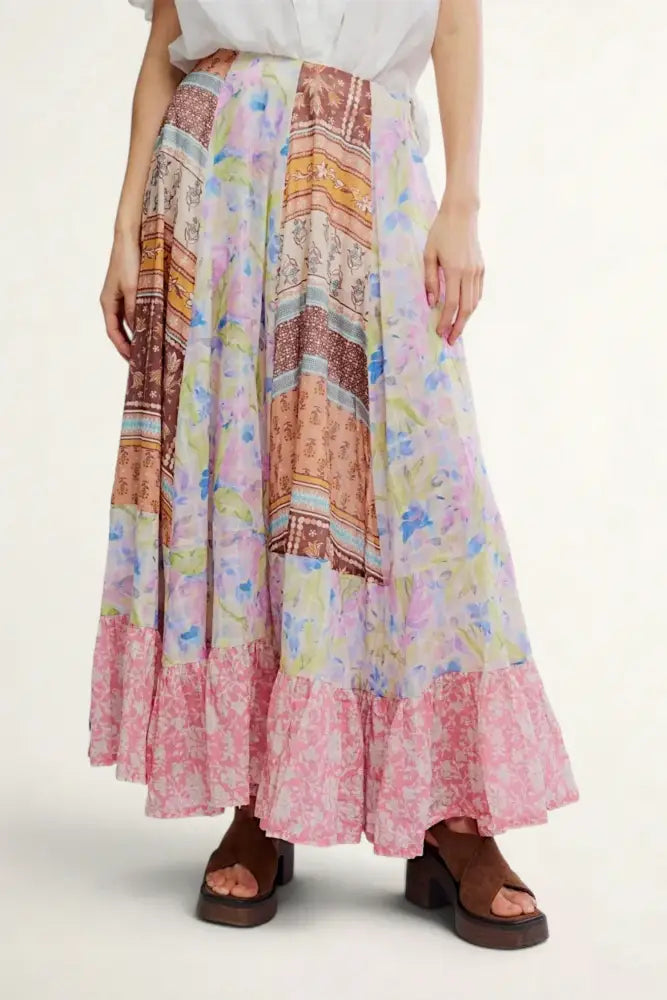 Santa Eulalia Printed Maxi Skirt - 8 - Skirts