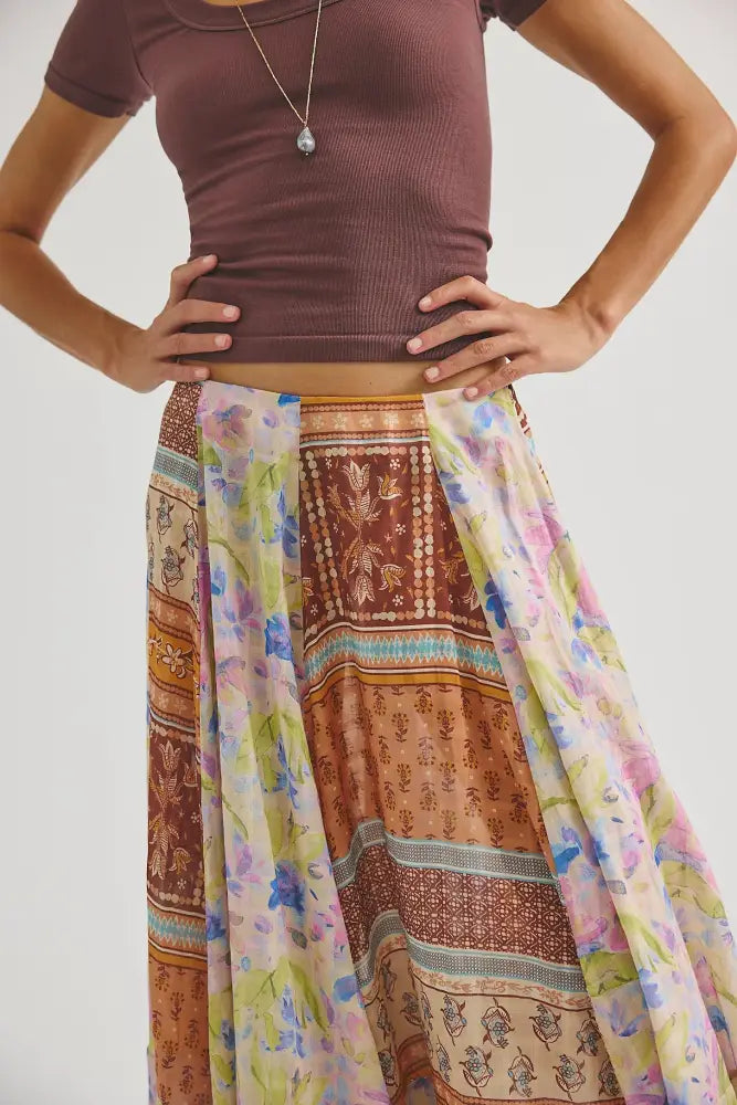 Santa Eulalia Printed Maxi Skirt - 8 - Skirts