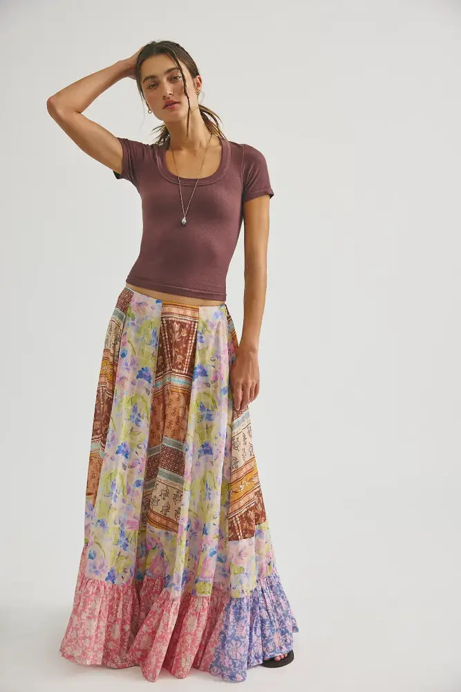 Santa Eulalia Printed Maxi Skirt - 8 - Skirts