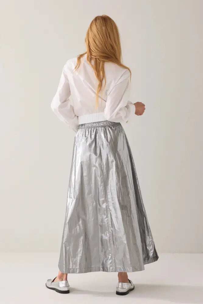 Silver Skirt - Skirts