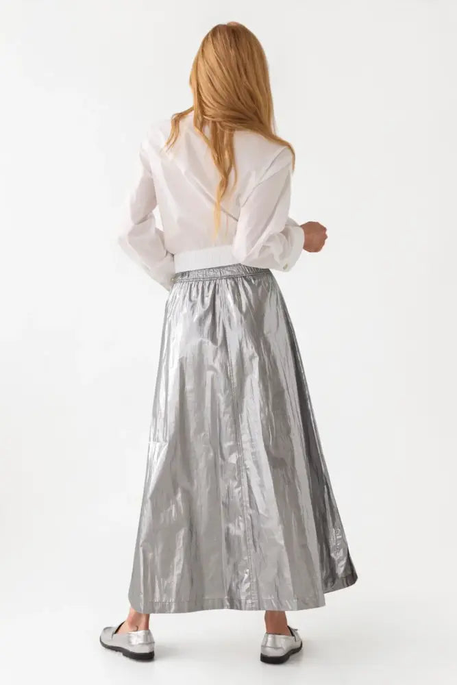 Silver Skirt - Skirts