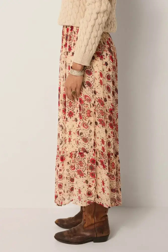 Simone Skirt | Coquelicot Coquillage - Skirts
