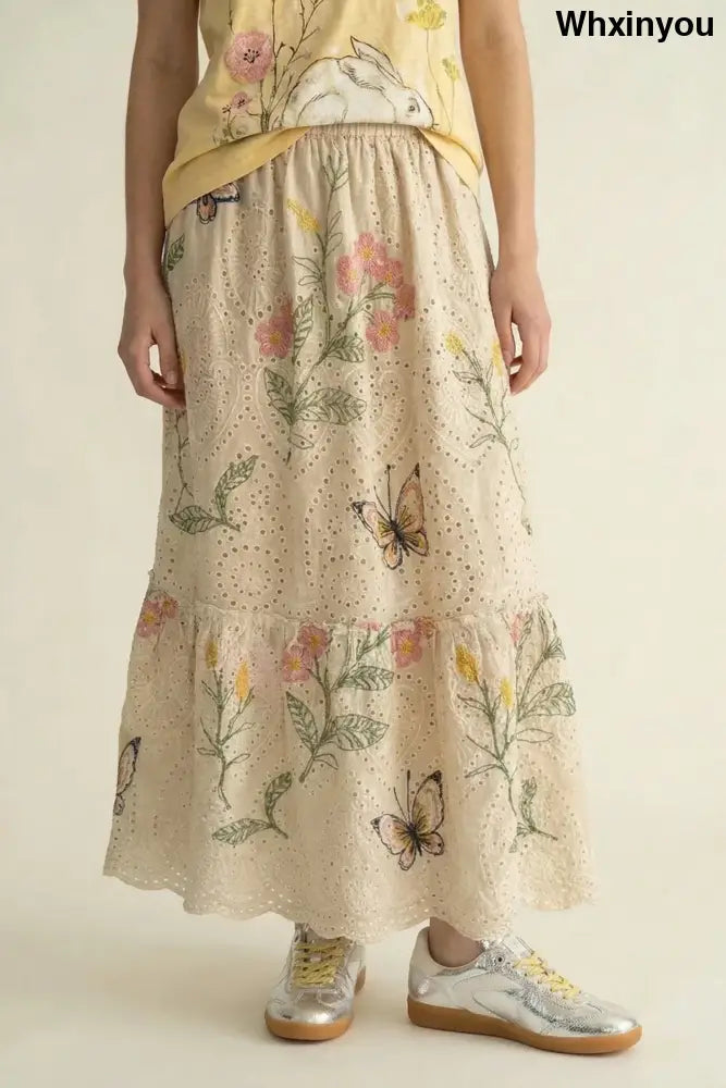 Wild Flower Echo Skirt - One size - Skirts